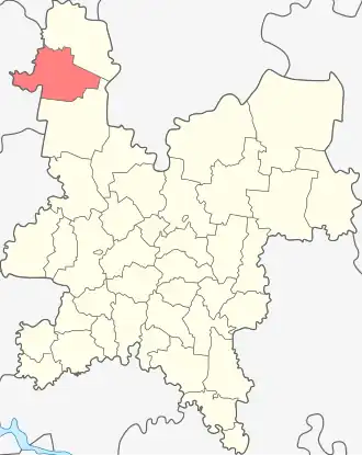 Подосиновский район на карте