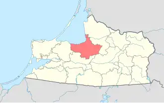 Полесский районПолесский муниципальный округ на карте