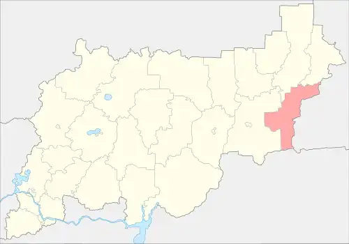 Поназыревский район на карте