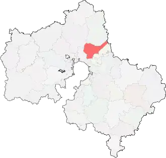 город ПушкиноГородской округ Пушкинский на карте