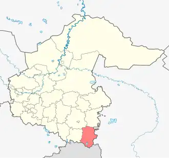 Сладковский район на карте