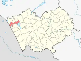 Славгородский район на карте