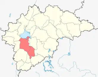 Старорусский район на карте