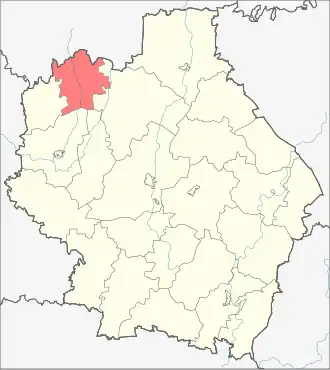 Староюрьевский муниципальный округ на карте