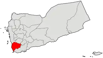 Таиз на карте