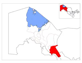 Турткульский район на карте