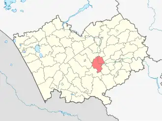 Усть-Пристанский район на карте