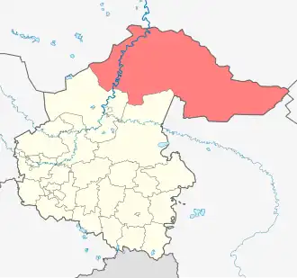 Уватский район на карте