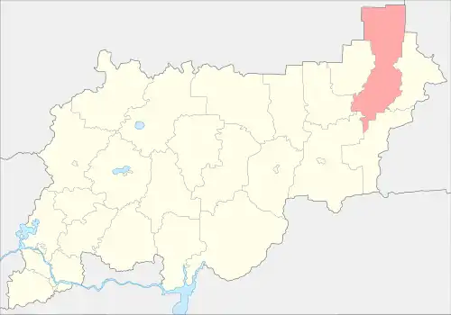 Вохомский район на карте