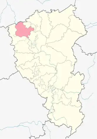 Яшкинский районЯшкинский муниципальный округ на карте