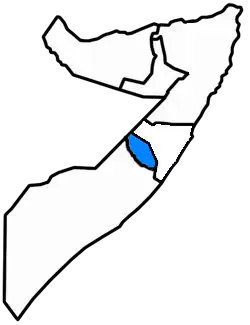 Химан и Хеб на карте Сомали