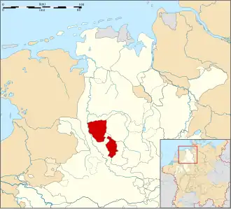 Графство в составе Вестфальского округа (1560)