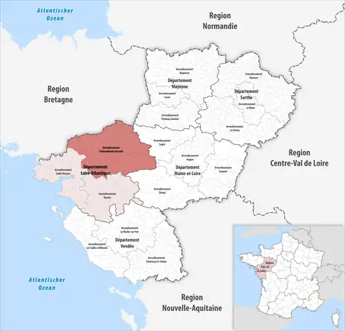 Шатобриан-Ансени на карте