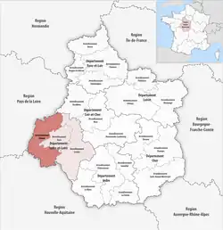 Шинон на карте