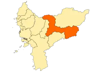 Синтанг на карте