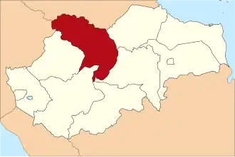 Тебо на карте