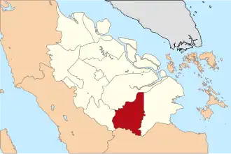 Верхняя Индрагири на карте