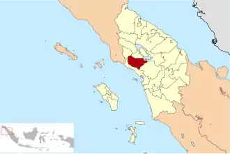 округ Хумбангхасундутан на карте