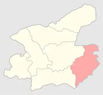 Мазовецкий уезд на карте