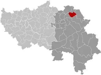 Расположение муниципалитета на карте провинции