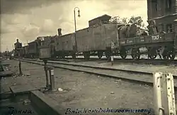 Броневик Северо-Западной армии «Талабчанин» в Пскове, прим. 1919 год