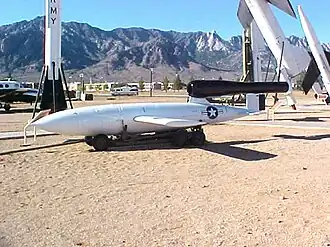 Крылатая ракета JB-2 «Loon» в музее ракетного полигона «Уайт-Сэндз»