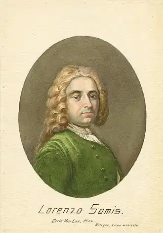 Джованни Лоренцо Сомис, портрет работы Шарля ван Лоо