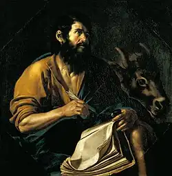 Святой Лука. Холст, масло. Музей дворца Вилянув, Варшава