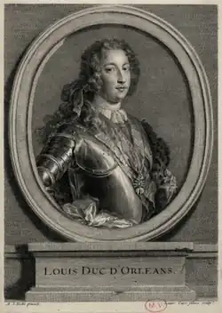 Портрет Людовика де Бурбона, герцога ОрлеанскогоПо оригиналу Алексиса БелляВерсаль