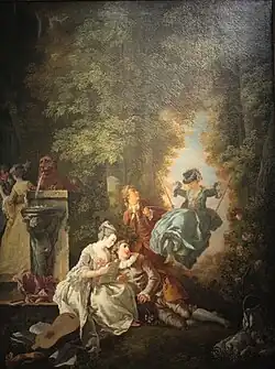 Качели, Музей изящных искусств города По, Франция.