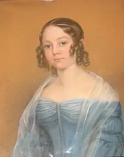 Клара Рихтер. До 1866. Картон, пастель