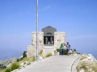 Мавзолей Негоша на горе Ловчен