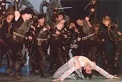 Фотография со спектакля "Любовь и смерть" (2005г.)