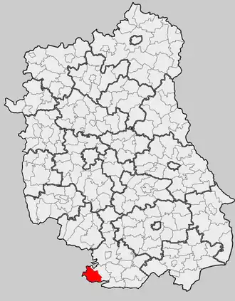 Гмина Поток-Гурны на карте