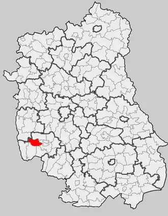 Дзежковице на карте