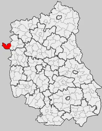 Стенжица на карте