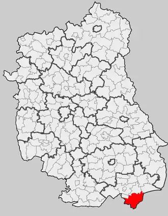 Любыча-Крулевска на карте