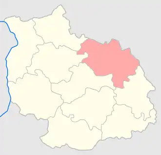 Холмский уезд на карте