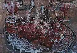 «Морс из мороженой калины», 1996, 40х60, бумага, гуашь