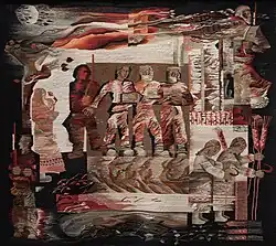 Памяти Дедов моих, 1977, 160х165, авторское ткачество, хлопок, полушерсть