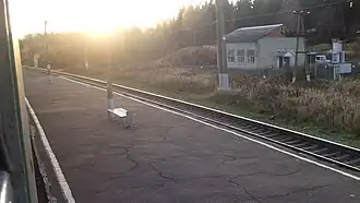 Вид на юг из электропоезда