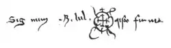 Изображение автографа