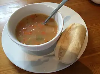 Шотландский перловый суп на ланч