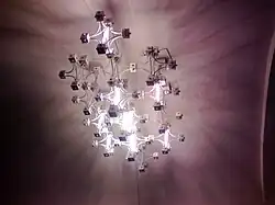 Люстра на станции «Исторический музей».