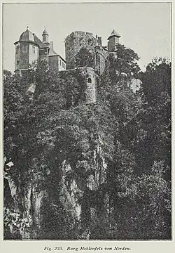 Замок на открытке 1907 года