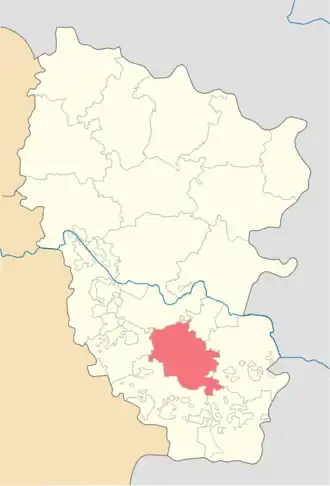 Лутугинский район на карте