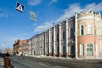 начало улицы Розы Люксембург, нечётная сторона