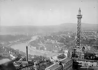 Башня в 1917 году