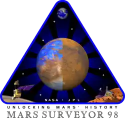 Логотип миссииMars Surveyor 98.