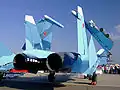 Российский палубный истребитель Су-33